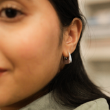 0.6" Nana Huggies, Rhodium