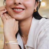 0.6" Nana Huggies, Gold Vermeil