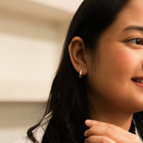 0.6" Nana Huggies, Gold Vermeil