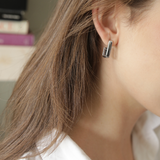 0.8" Suze Hoops, Rhodium