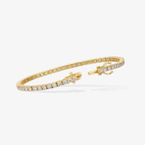 Diamond Tennis Bracelet, 18k Yellow Gold