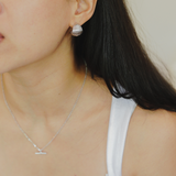 0.7" Pe Hoops, Rhodium