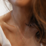 T-Bar Necklace, Gold Vermeil