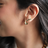Pear Emerald Stud II