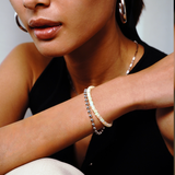 Solid Gold White Opal Bracelet