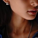 0.5" Dewy Huggies, Rhodium