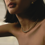 0.5" Dewy Huggies, Gold Vermeil