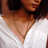 Puffy Heart Charm, Gold Vermeil