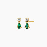 Pear Emerald Stud I