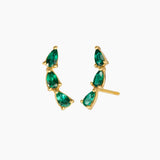 Pear Emerald Stud II