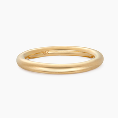 Solid Gold Rounded Band