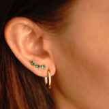 Pear Emerald Stud II
