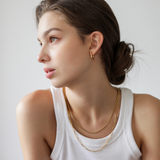Box Chain Necklace, Gold Vermeil
