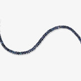 Solid Gold Midnight Blue Sapphire Bracelet