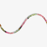Solid Gold Watermelon Tourmaline Bracelet
