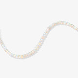 Solid Gold White Opal Bracelet