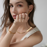 Solid Gold Ring with a Twist