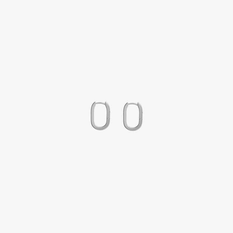 0.7" Nizi Hoops, Rhodium