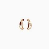 1.5" Yuna Hoops, Gold Vermeil