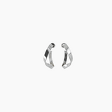 1.5" Yuna Hoops, Rhodium