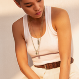 Paved Pill Charm, Gold Vermeil