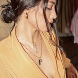 Paved Tag Charm, Gold Vermeil