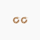 1" Nysa Hoops, Gold Vermeil