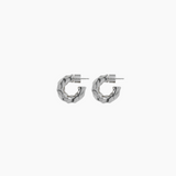 1" Nysa Hoops, Rhodium