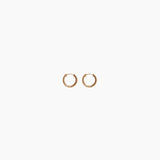 0.5" Ally Huggies, Gold Vermeil