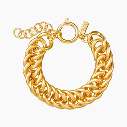 Brass Braid Bracelet, Gold