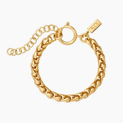 Brass Spiga Bracelet, Gold