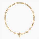 Bar Toggle Necklace, Gold Vermeil