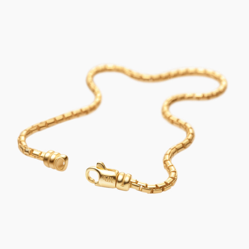 Box Bracelet, Gold Vermeil