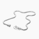 Box Bracelet, Rhodium
