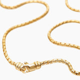 Box Chain Necklace, Gold Vermeil