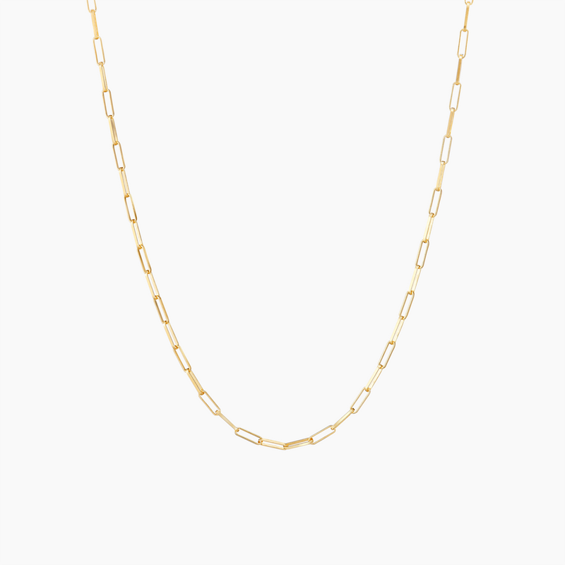 Large Rolo Chain Necklace, Gold Vermeil