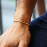 Box Bracelet, Gold Vermeil