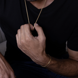 Box Chain Necklace, Gold Vermeil