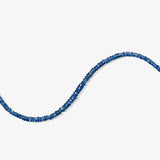 Solid Gold Blue Sapphire Bracelet