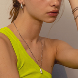Paved Pill Charm, Rhodium