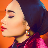 1.5" Yuna Hoops, Gold Vermeil